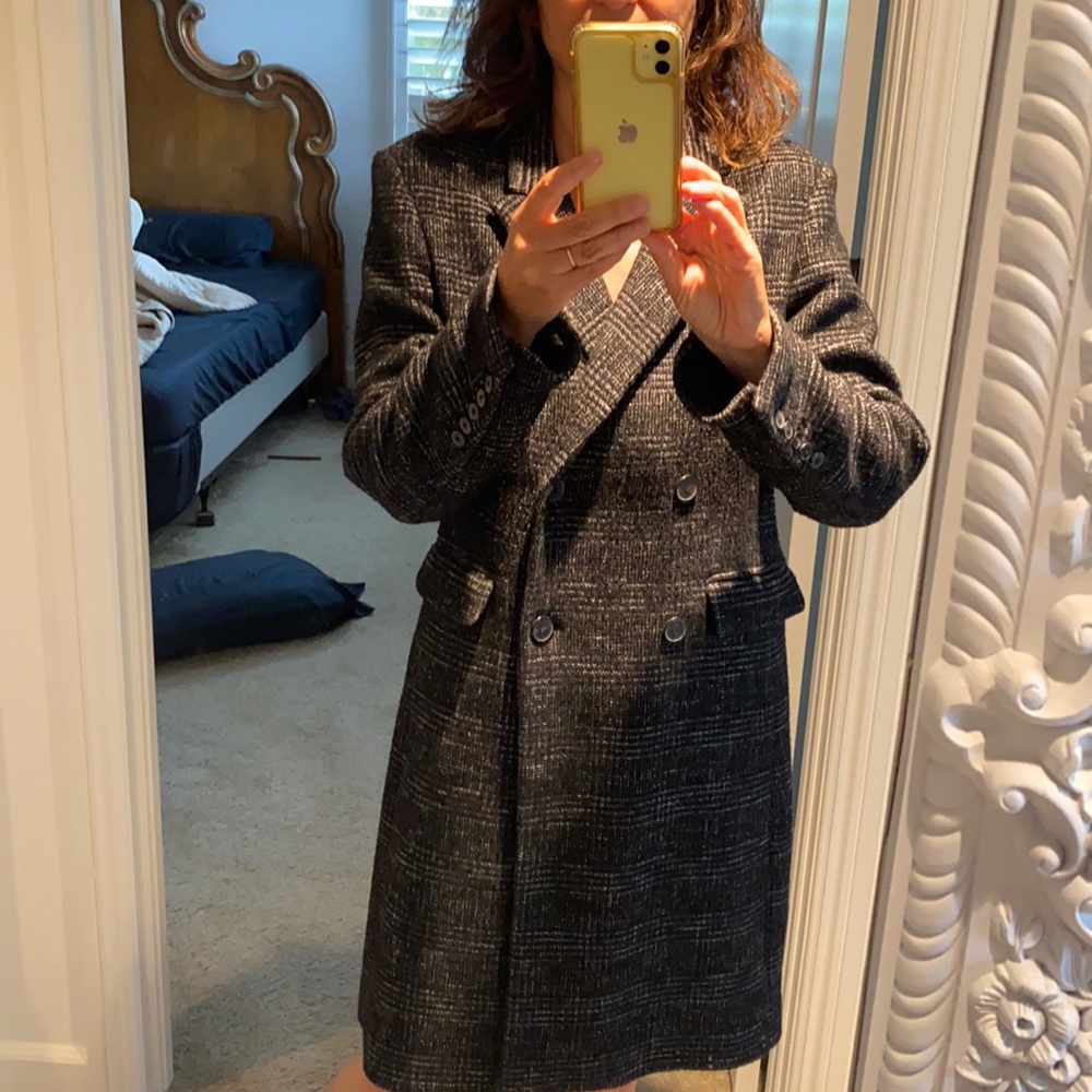 ZaraWomen Coat  XL Wool Blend